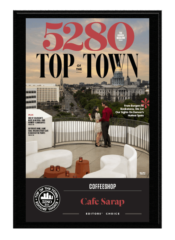 2025 Top of the Town Plaque - Editors' Choice