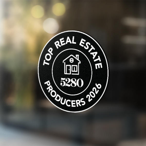 5280 Top Real Estate Producer 2026 Window Cling